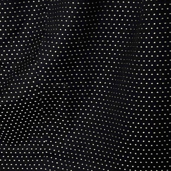 Talbots Skirt Womens 4 Petite Black Cream Polka Dots Pleats Preppy Retro Vintage - Picture 5 of 7